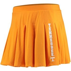 Tennessee Orange Pleated Skirt